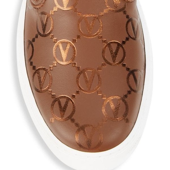 Regina Logo Leather Slip-On Sneakers - Picture 5 of 13